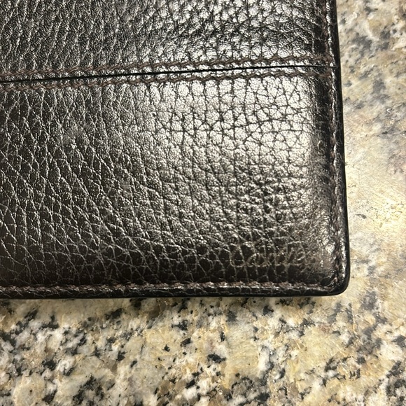 Cartier Mens pre-loved bifold wallet black pebble leather - Picture 4 of 9